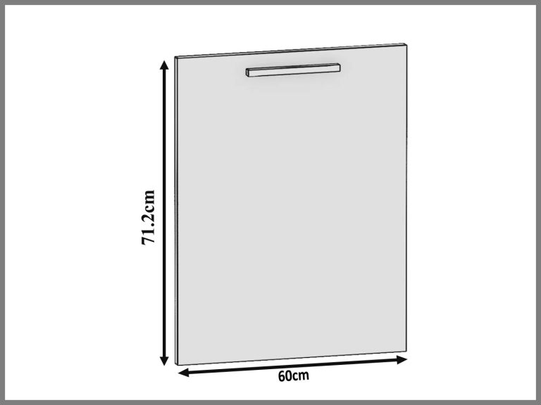 Belini vollintegrierte Frontblende für Geschirrspüler 60 cm königliches Ebenholz Hersteller TOR PZ60/1/WT/HK/0/P