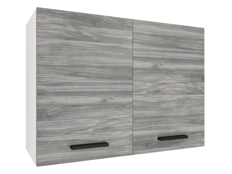 Küchenschrank Belini oben 80 cm grau anthrazit Glamour Wood Hersteller TOR SG80/2/WT/GW1/0/B1