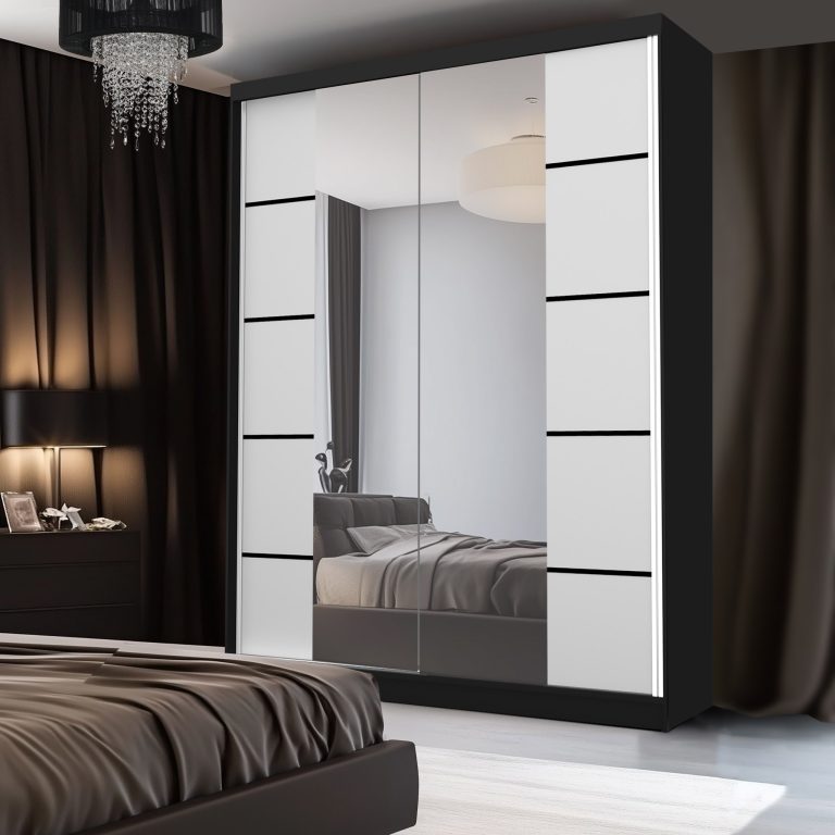 Kleiderschrank SERENITY Schiebeschrank 133 cm weiß matt Hersteller ME SERENITY SZP6/0/B/W/0/HIAL