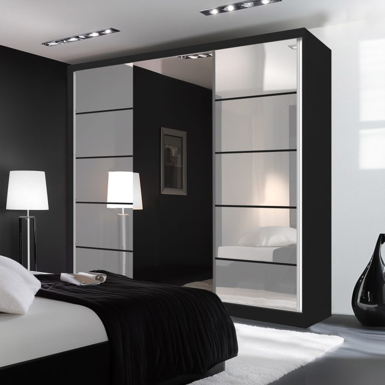 Kleiderschrank SERENITY Schiebeschrank 200 cm weiß glänzend Hersteller MTG SERENITY SZP5/0/B/W/0/HIAL