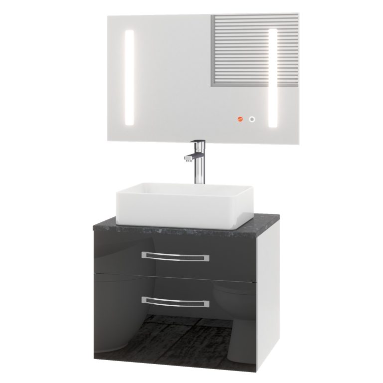 Badmöbel-Set Euphoria EUP P 60/0/W/B/0/BK/MB
