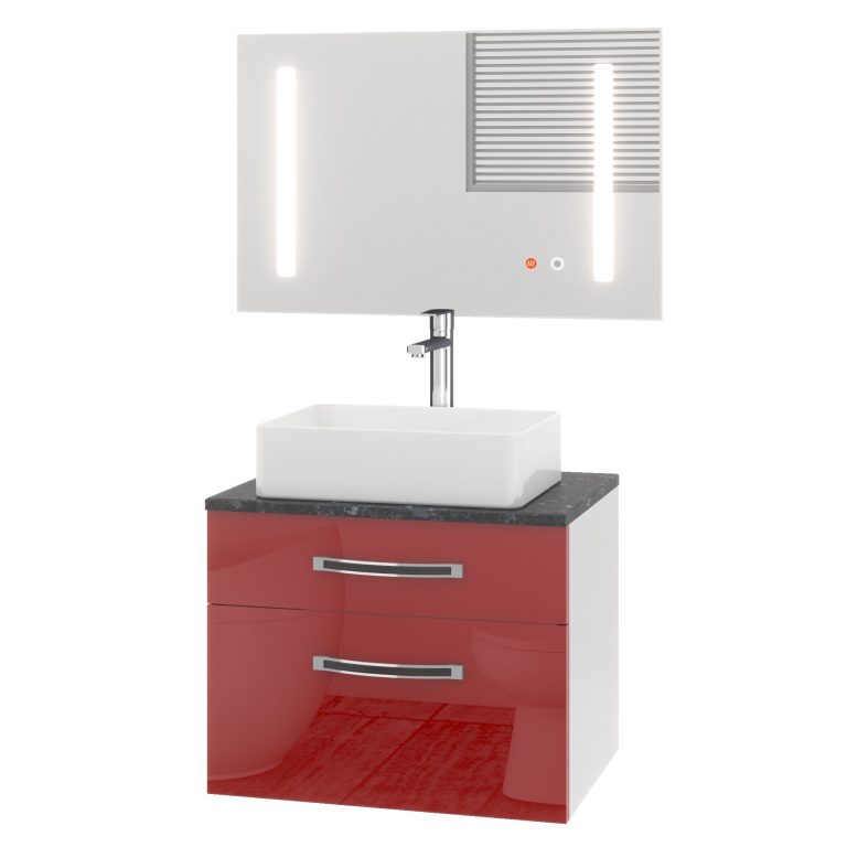 Badmöbel-Set Euphoria EUP P 60/0/W/R/0/BK/MB