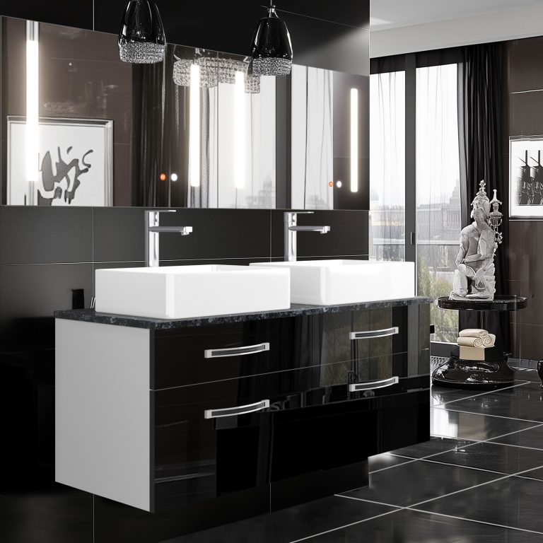 Badmöbel-Set Euphoria EUP P 120D/0/W/B/0/BK/MB
