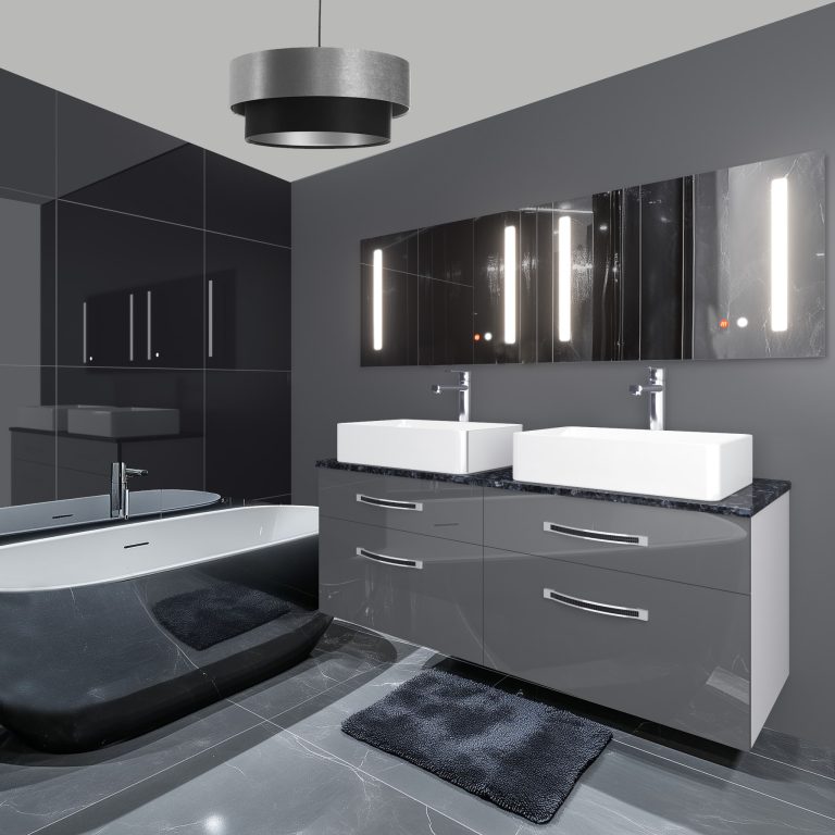 Badmöbel-Set Euphoria EUP P 120D/0/W/S/0/BK/MB