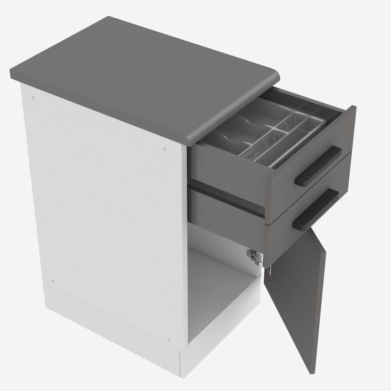 Küchenunterschrank 40cm Schubladen mit Arbeitsplatte TOR SDSZ40WS/0/WT/SR/B/B1/PP