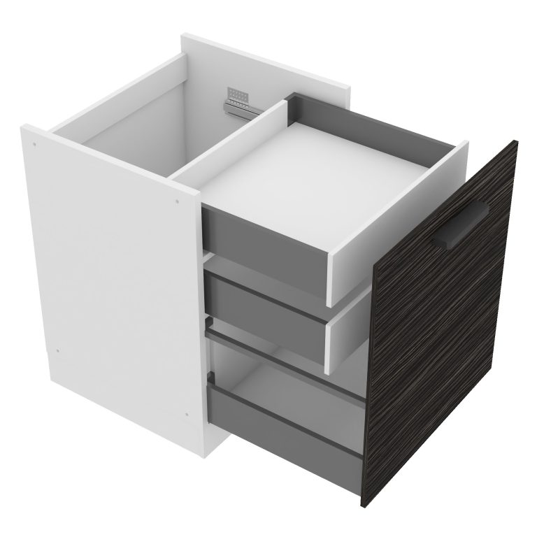 Küchenunterschrank 60cm mit Innenschubladen TOR SDSZW60/0/WT/HK/0/B1/PP