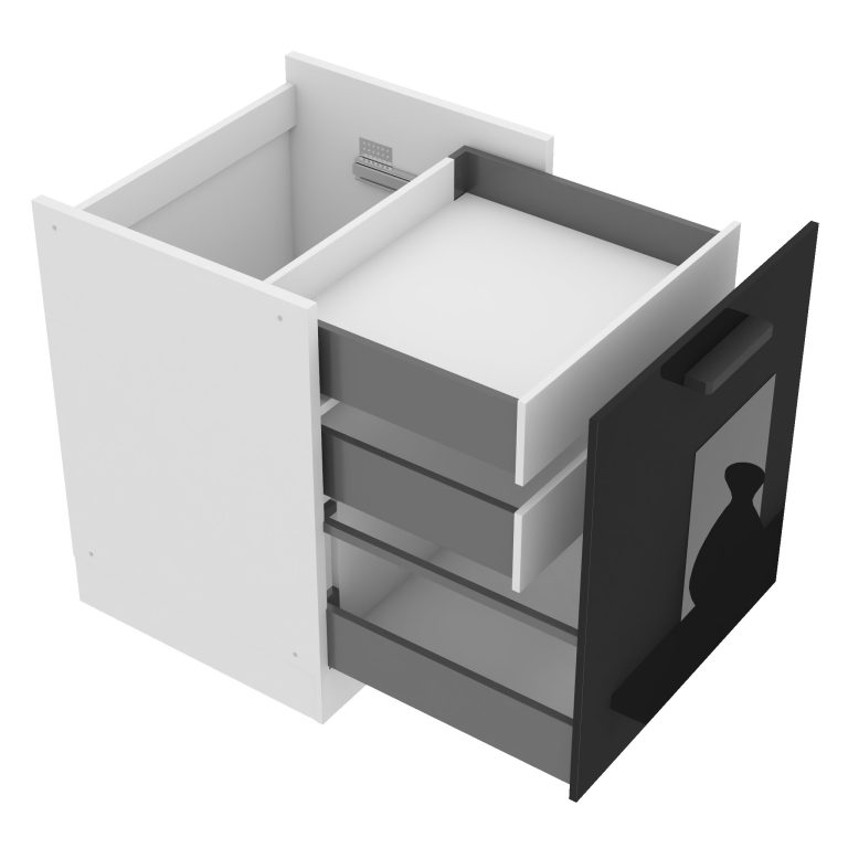 Küchenunterschrank 60cm Innenschubladen INF SDSZW60/0/WT/B/0/B1/PP