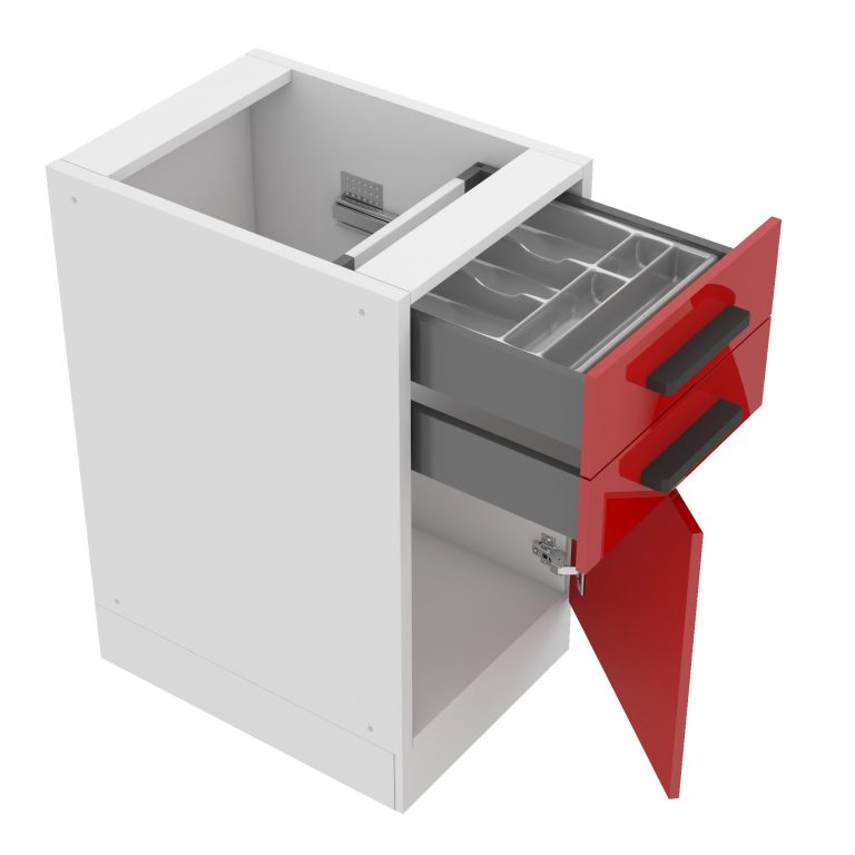 Küchenunterschrank 40cm Schubladen INF SDSZ40WS/0/WT/R/0/B1/PP