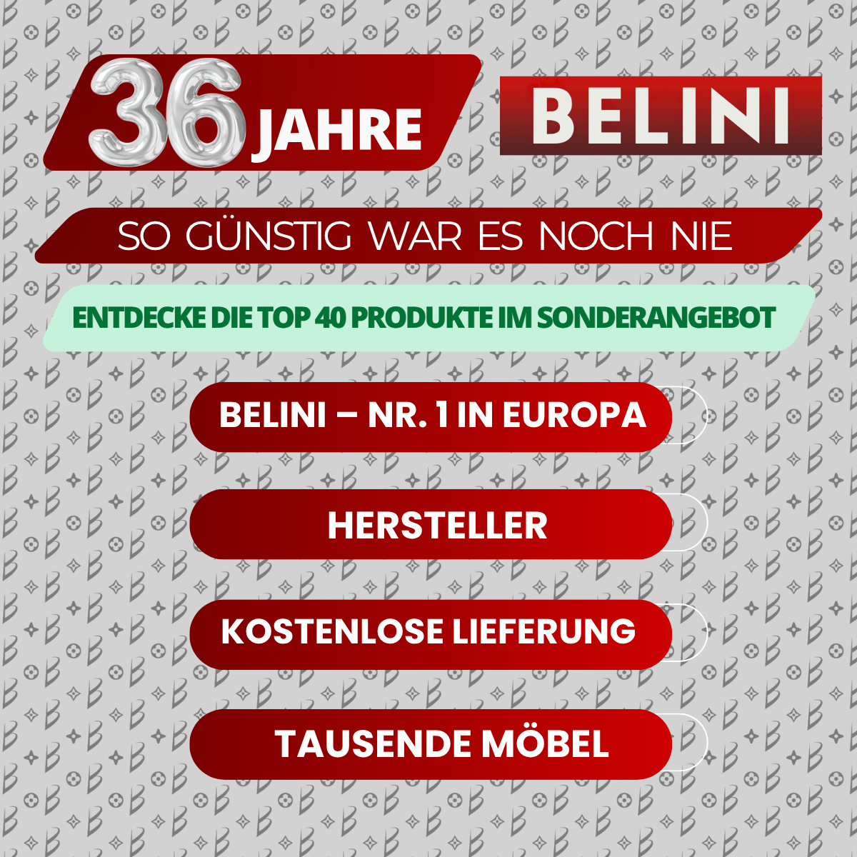 36 Jahre BELINI
