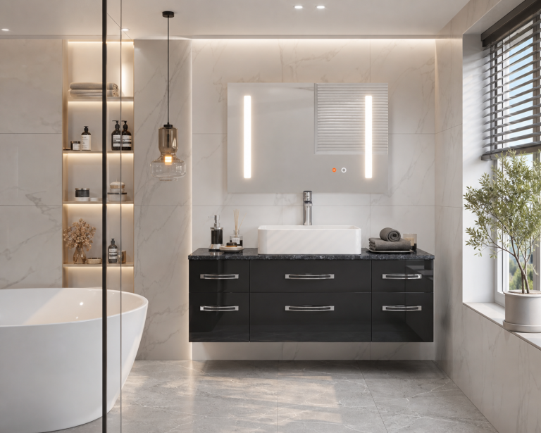 Badmöbel-Set Euphoria EUP P 120/0/W/B/0/BK/MB