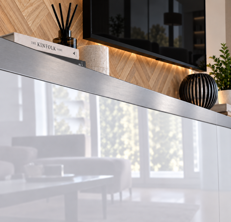Meblościanka Prestige 300 cm TV/RTV dębowa dąb wotan dąb sonoma Producent IMP P Hepburn 4/5/W/DS/0/0/SL