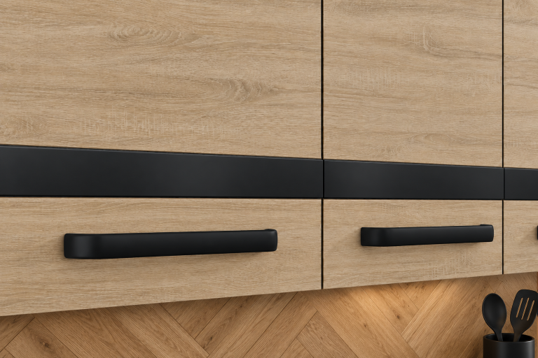 Meble kuchenne Prestige 260 cm dąb sonoma bez blatu Producent TOR P Frida/0/WT/DS/BB/A1/CM
