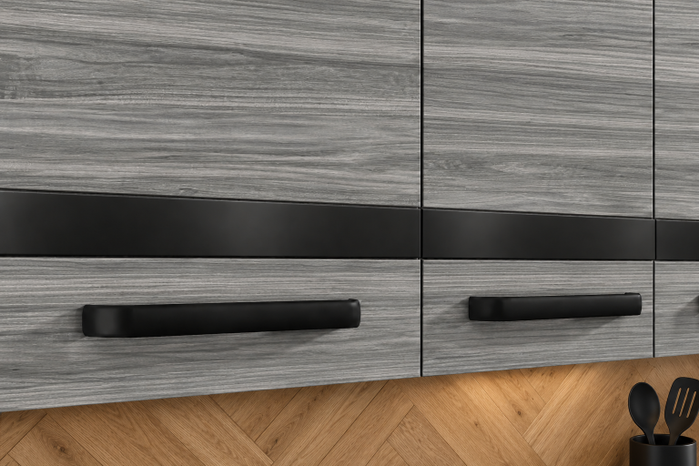 Meble kuchenne Prestige 260 cm glamour wood bez blatu Producent TOR P Frida/0/WT/GW1/BB/A1/CM